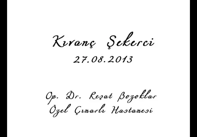 Kıvanç Şekerci Bebek Doğum Fotoğrafları 28.08.2013 - Op. Dr. Reşat
Bozoklar galerisi kapak fotoğrafı